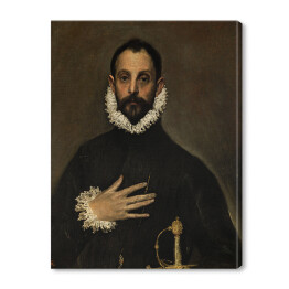 Obraz na płótnie El Greco Portret Szlachcica Reprodukcja obrazu
