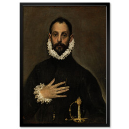 Plakat w ramie El Greco Portret Szlachcica Reprodukcja obrazu