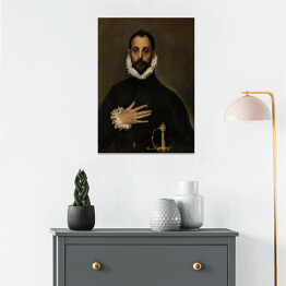 Plakat El Greco Portret Szlachcica Reprodukcja obrazu