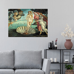 Plakat samoprzylepny Sandro Boticelli "Narodziny Wenus" - reprodukcja