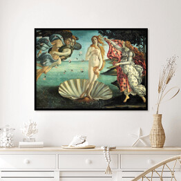 Plakat w ramie Sandro Boticelli "Narodziny Wenus" - reprodukcja
