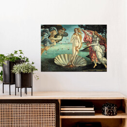Plakat samoprzylepny Sandro Boticelli "Narodziny Wenus" - reprodukcja
