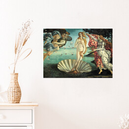 Plakat Sandro Boticelli "Narodziny Wenus" - reprodukcja