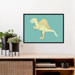Plakat w ramie Prehistoria - dinozaur Spinozaur