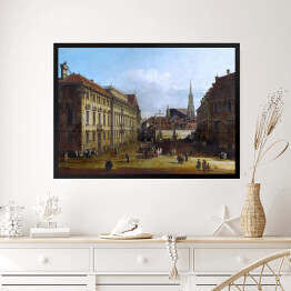 Obraz w ramie Canaletto "The Lobkowitzplatz in Vienna"