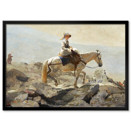 Plakat w ramie Winslow Homer The Bridle Path, White Mountains Reprodukcja