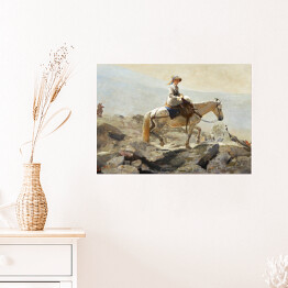 Plakat samoprzylepny Winslow Homer The Bridle Path, White Mountains Reprodukcja