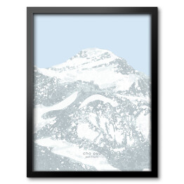 Obraz w ramie Cho Oyu - szczyty górskie