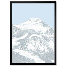 Plakat w ramie Cho Oyu - szczyty górskie