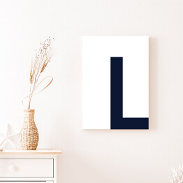 Obraz na płótnie Litera L - alfabet