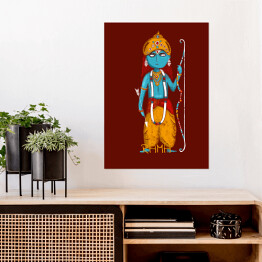 Plakat samoprzylepny Rama - mitologia hinduska