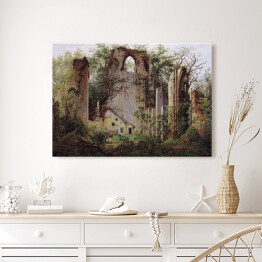 Obraz na płótnie Caspar David Friedrich "Ruiny w Eldenie"