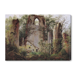 Obraz na płótnie Caspar David Friedrich "Ruiny w Eldenie"