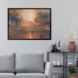 Obraz w ramie Joseph Mallord William Turner "Erupcja Wezuwiusza" - reprodukcja