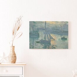 Obraz na płótnie Claude Monet Wschód słońca Reprodukcja
