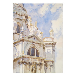 Plakat John Singer Sargent The Salute, Venice. Akwarela. Reprodukcja obrazu