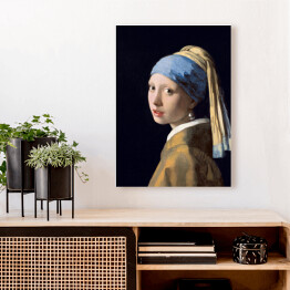 Obraz na płótnie Jan Vermeer "Dziewczyna z perłą"- reprodukcja