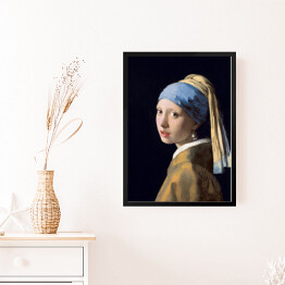 Obraz w ramie Jan Vermeer "Dziewczyna z perłą"- reprodukcja