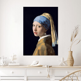 Plakat Jan Vermeer "Dziewczyna z perłą"- reprodukcja