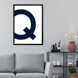 Obraz w ramie Litera Q - alfabet