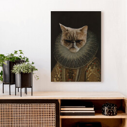 Obraz na płótnie Sztuka z kotem