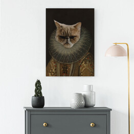 Obraz na płótnie Sztuka z kotem
