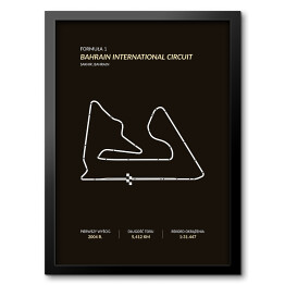 Obraz w ramie Bahrain International Circuit - Tory wyścigowe Formuły 1