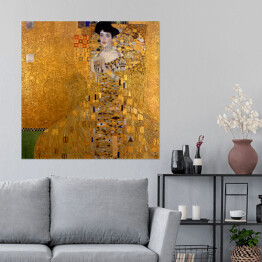 Plakat samoprzylepny Gustav Klimt "Portret Adele Bloch-Bauer" - reprodukcja