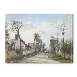 Obraz na płótnie Camille Pissarro Droga wersalska, Louveciennes. Reprodukcja