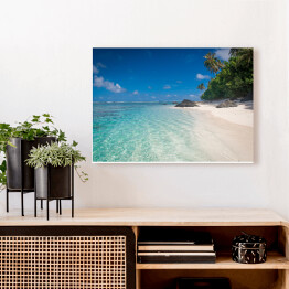 Obraz na płótnie Plaża tropikalna wyspa