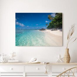 Obraz na płótnie Plaża tropikalna wyspa