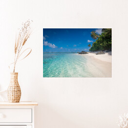 Plakat Plaża tropikalna wyspa