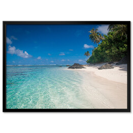 Plakat w ramie Plaża tropikalna wyspa