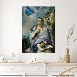 Plakat El Greco "Maria Magdalena pokutująca" - reprodukcja