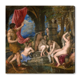 Obraz na płótnie Tycjan "Diana and Actaeon"
