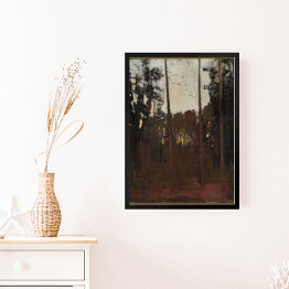 Obraz w ramie Józef Chełmoński Polowanie na cietrzewia Reprodukcja obrazu