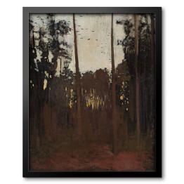 Obraz w ramie Józef Chełmoński Polowanie na cietrzewia Reprodukcja obrazu