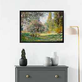 Obraz w ramie Claude Monet Landscape The Parc Monceau. Park Monceau. Reprodukcja obrazu