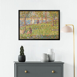 Obraz w ramie Georges Seurat "Wyspa Grande Jatte" - reprodukcja