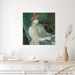 Plakat samoprzylepny Henri de Toulouse-Lautrec "Madame Marthe X―Bordeaux" - reprodukcja