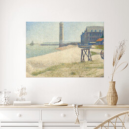 Georges Seurat "Latarnia morska w Honfleur" - reprodukcja