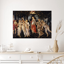 Plakat samoprzylepny Sandro Botticelli "Wiosna" - reprodukcja