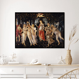 Plakat w ramie Sandro Botticelli "Wiosna" - reprodukcja