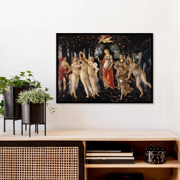 Plakat w ramie Sandro Botticelli "Wiosna" - reprodukcja