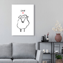 Obraz klasyczny Chińskie znaki zodiaku - owca
