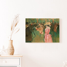 Obraz na płótnie Henri de Toulouse-Lautrec "W Moulin Rouge" - reprodukcja