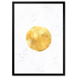 Obraz klasyczny Złote planety - Księżyc
