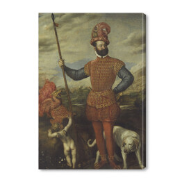 Obraz na płótnie Tycjan "Man in Miitary Costume"