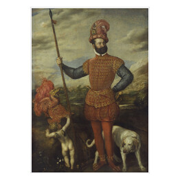 Plakat samoprzylepny Tycjan "Man in Miitary Costume"
