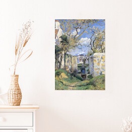 Plakat Camille Pissarro Krajobraz Pontoise. Reprodukcja